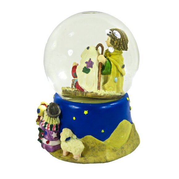 Vintage O'WELL NOVELTY Heritage Musical Water Globe Hand Painted "Silent Night" - Picture 9 of 15